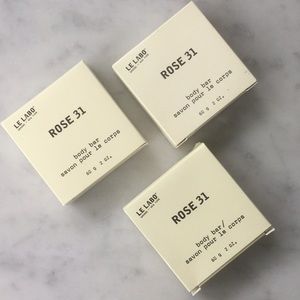 Heavenly! Le Labo Rose 31 set of three body bars